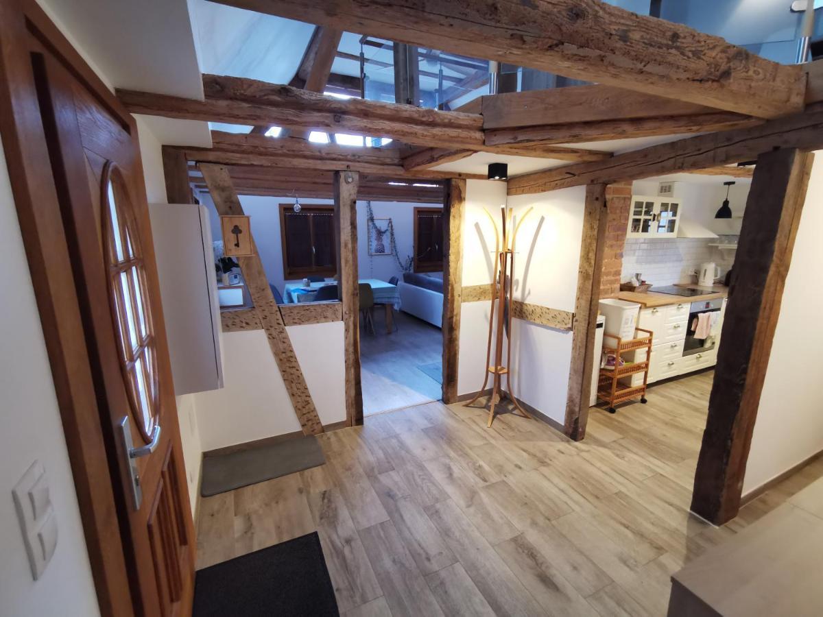 Une Maison A Colombages - Cosy, Lumineuse Et Sauna Kesseldorf 外观 照片